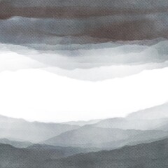 Abstract Gray Watercolor Texture Background Minimal Horizontal