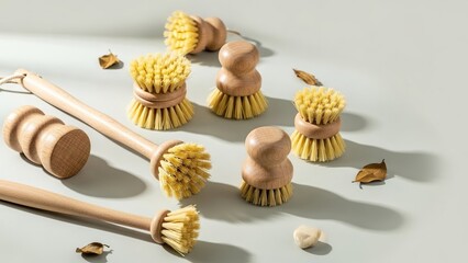 Body Massage Brushes Various Bristle Types, Wooden Handle Massage Brushes Spa Wellness