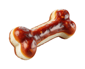 Dog treats for pets home food bright fun concept, isolated on transparent background, png