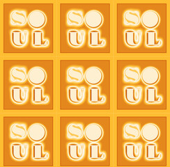 Multi Logo Soul Collage Wallpaper ,Poster-Soul Music 
