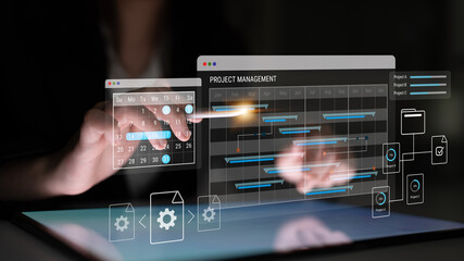Project scheduling dashboard organizes timelines, tracks progress, and enhances collaboration for efficient workflow, helping teams manage multiple projects and improve productivity. Parse