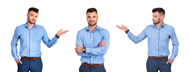 Businessman, professional, transparent background