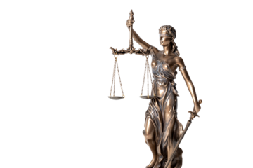 The Statue of Justice, lady justice or Iustitia