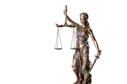 The Statue of Justice, lady justice or Iustitia