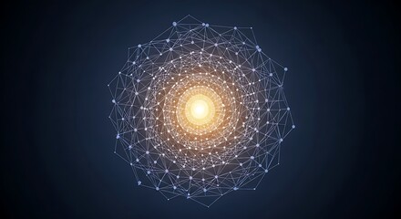 Cosmic galaxy swirl with bright glowing center and starry field detailed.