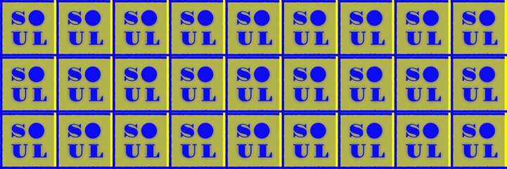 Multi Logo Soul Collage Wallpaper ,Poster-Soul Music 