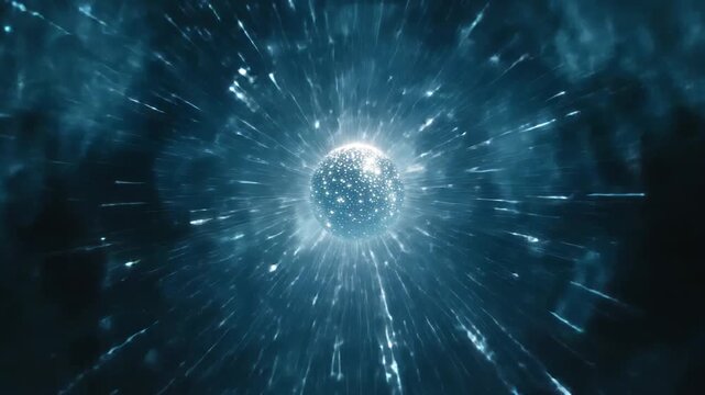 Disco ball reflecting light rays creating a vibrant atmosphere in a dance hall, 4k video of disco ball and light rays