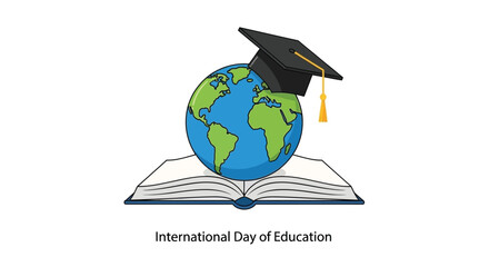 Global education a world of knowledge rests upon an open book