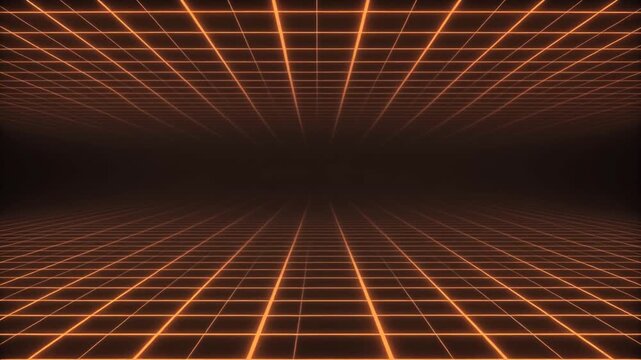 Abstract geometric perspective grid