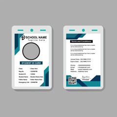 Student Card Template Professional