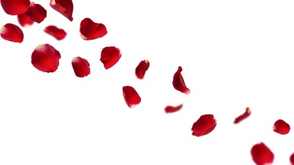 Valentine's day rose petals background for lovers and romance