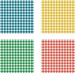 set of four seamless patterns