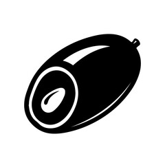 Black and white computer mouse isolated on transparent background, Vector