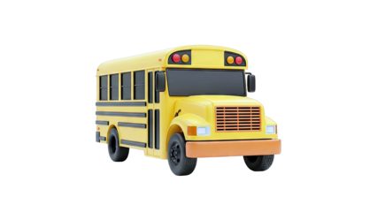 Yellow School Bus Illustration