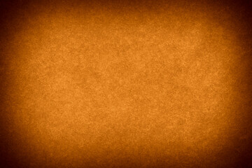 blank background: close up of orange color tissue paper with shadowed edges