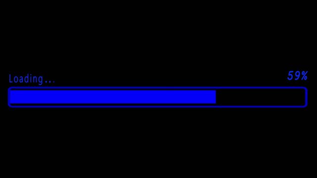 Application Loading Screen UI with Percentage Indicator Modern Loading Progress Bar User Interface on Dark Screen
System Loading 