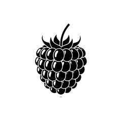 Single ripe strawberry isolated on transparent background, Vector