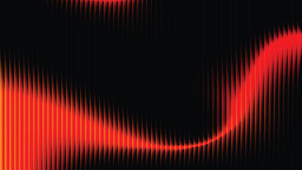 Orange Gradient Background, Abstract Orange Fractal Distortion Glass Backdrop Design