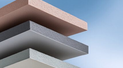 ceiling view showing soundproofing material layers above drywall