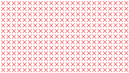 Vibrant red 'X' pattern grid background, creating a bold repeating geometric texture for high-energy graphic design projects and modern abstract backdrops.