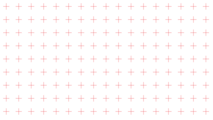 Minimalist geometric background featuring a repeating grid of light pink cross symbols on a clean white field.