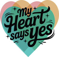 Romantic valentine's day love card t shirt design vector illustrator 