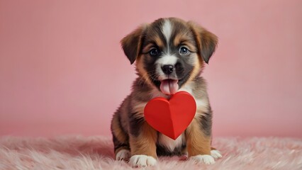Cute Puppy Valentine