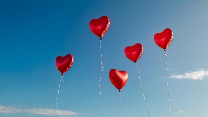  Heart Balloon Sky.