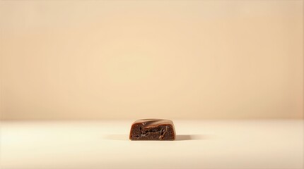 Minimal chocolate background for Valentine online promotions and ads