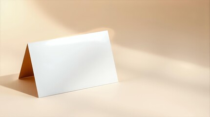 Blank Valentine card and envelope set for stationery and print mockups