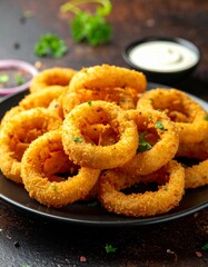 Frittierte Zwiebelringe