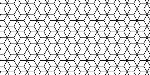 White hexagon cubic modeling cubes Illustration decoration seamless white material pattern square design.