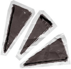 Hand Drawn Doodle Scrapbook Cut Out Elements Black and White