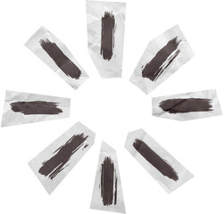 Hand Drawn Doodle Scrapbook Cut Out Elements Black and White