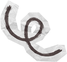 Hand Drawn Doodle Scrapbook Cut Out Elements Black and White