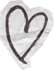 Hand Drawn Doodle Scrapbook Cut Out Elements Black and White