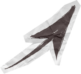 Hand Drawn Doodle Scrapbook Cut Out Elements Black and White