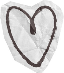 Hand Drawn Doodle Scrapbook Cut Out Elements Black and White