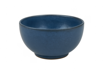Dark blue ceramic bowl for food preparation