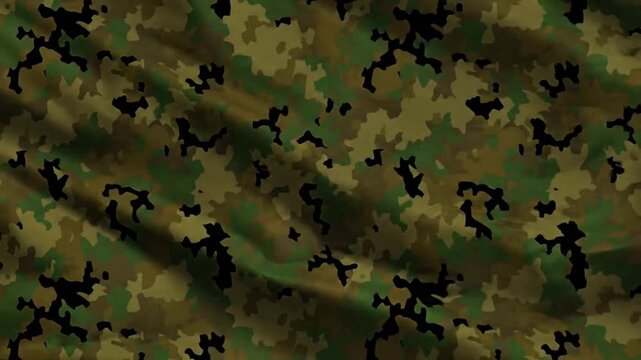 Video, military pattern background with forest design, background for presentations, soldiers, educational background, 