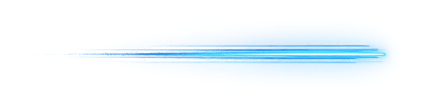 Abstract Blue Speed Light Motion Blur Background
