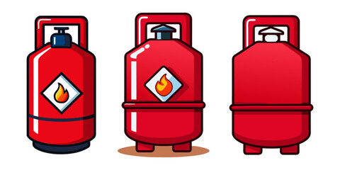Fire extinguisher sign vector 