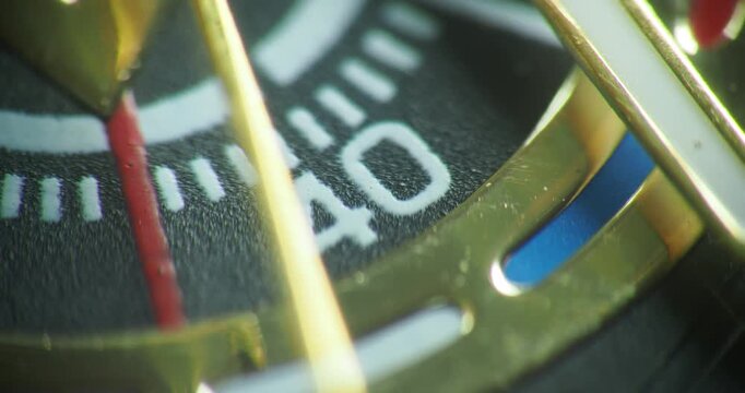 Details of a sports wristwatch