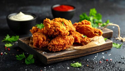 Frittierte H&auml;hnchenfl&uuml;gel