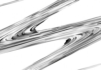 Abstract Silver Hairline Texture - Professional Metallic Diagonal Flow on White