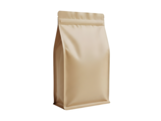Standing brown paper bag