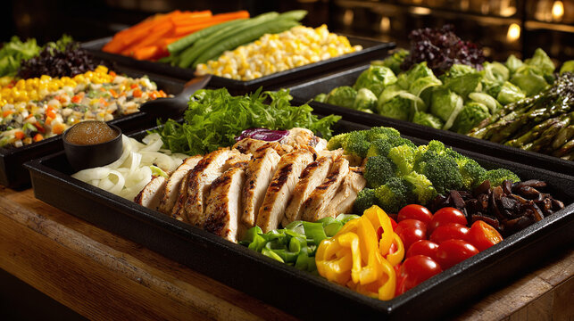 サラダバー」の写真素材 | 86,638件の無料イラスト画像 | Adobe Stock