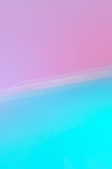 Vertical gradient blending soft pink upper tones to turquoise cyan lower section, clean abstract flow. Copy space