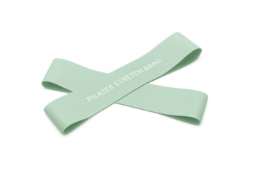 Pilates stretch band for yoga and fitness exercise