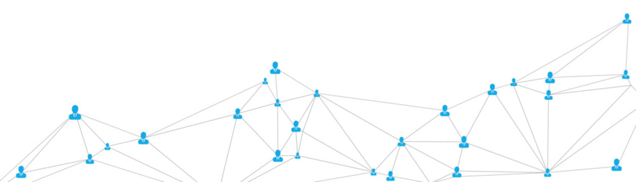Connecting users across a vast digital landscape: a visual representation of network interaction